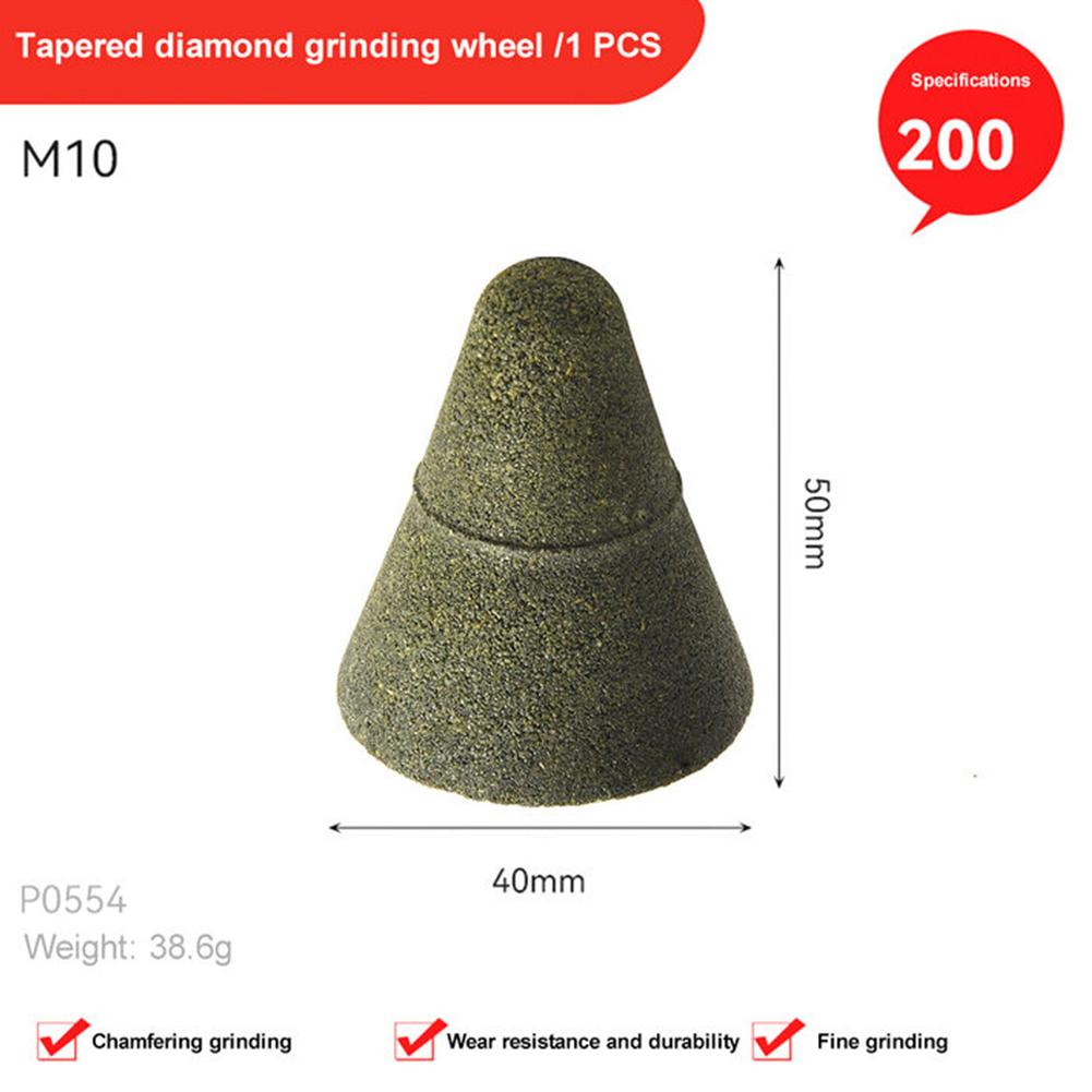 Grinding Wheel Conical Diamond Grinding Wheel Chamfering Drill Bit M10  Engraving Polishing Trimming Suitable For Stone Tile