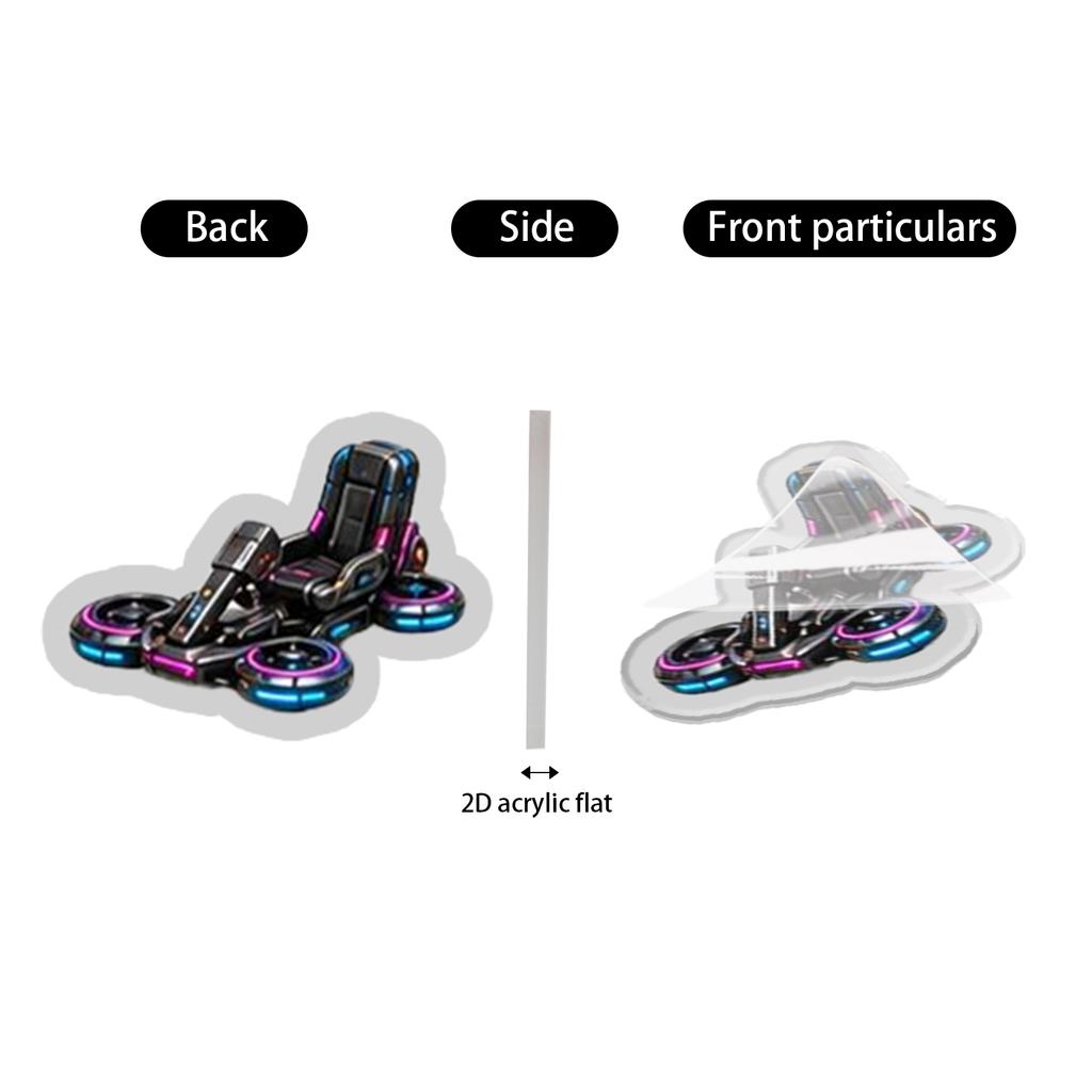 2D Acrylic Flat Christmas Calendar for Holiday Countdown and Decoration