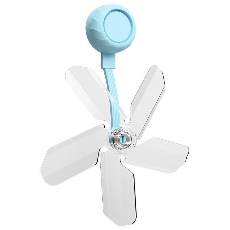 Adjustable Wall-Mounted Wind Deflector Fan with Creative Suction-Cup for Anti-Direct Blow in Bedroom or Living Room