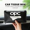 Car Tissue Box Seat Back Sunshade Hanging Tissue-Bag Buckle Strap For Opel Insignia Corsa Zafira Mokka Grandland MOVANO Ampera  KC5