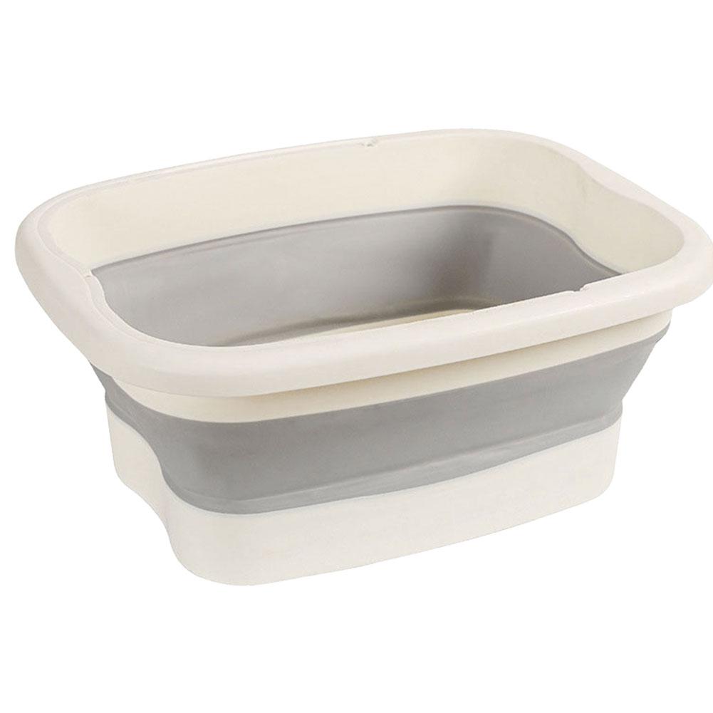 

Portable Footbath Massage Bucket Easy To Store Foldable Foot Bath Tray Collapsible Foot Soak Bucket for Soaking Feet