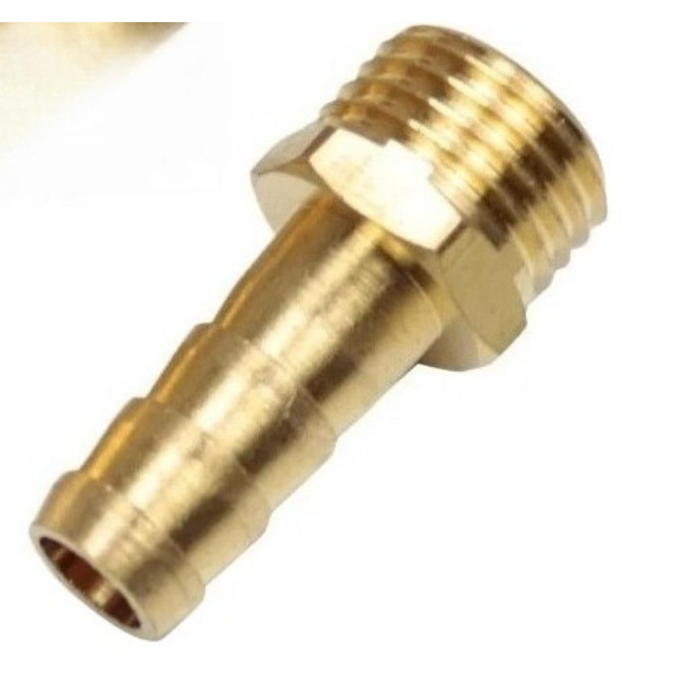1/8" 1/4" 3/8" 1/2" 3/4" 1" NPT Male Female 1/8-1" Hose Barb Tail Nipple Straight Elbow 90 Deg Brass Pipe Fitting Connector