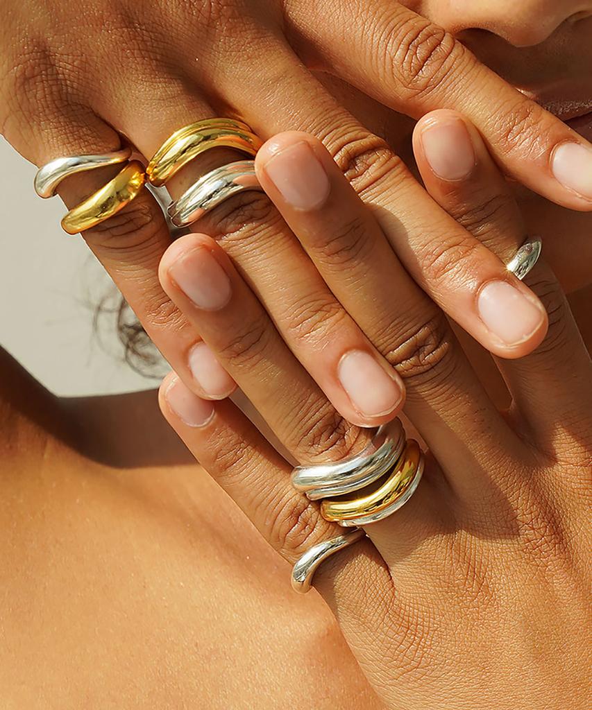 GRASSE MATINEE Double Wave Ring (A Type)