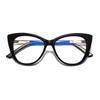 New Cat's Eye Glasses Frame Female Anti Blue Light Reading Glasses Finished Presbyopia Eyeglasses  Prescription Glass