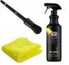 K2 Purio Plastic Cleaning 1L Liquid + Brush + Microfiber Set