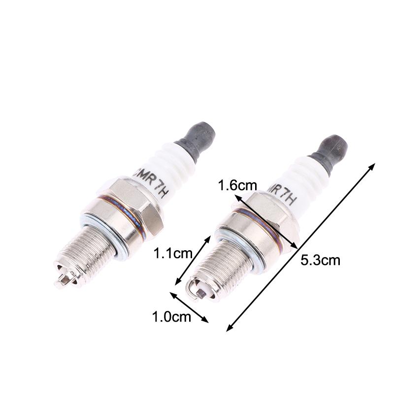 Candela per Motore Soffiatore Cmr7H Candela Accensione Durevole Universale per Decespugliatore Candela Accensione Tosaerba 1/5 Pezzi