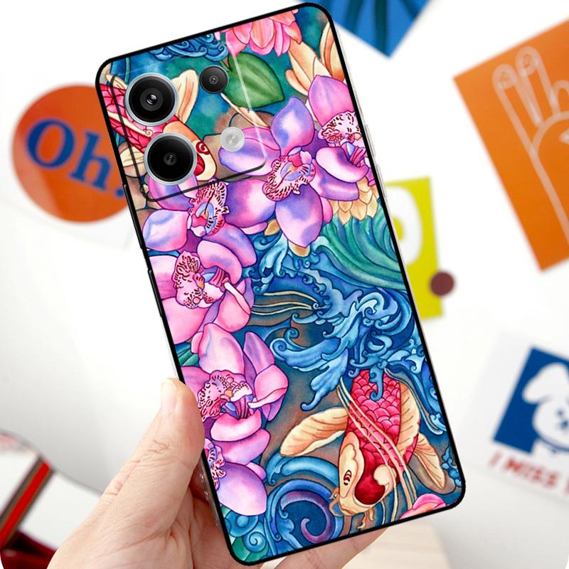 

Orchid Flowers Colorful Funda For Xiaomi Redmi Note 13 10 11 12 14 Pro 11S 12S Case For Redmi 15 12C 13C 14C 10C 15C Redmi 15C 5G
