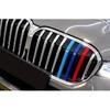 Fit For BMW 7 Series 2016- M-Color Front Center Mesh Grille Grill Strip Trim