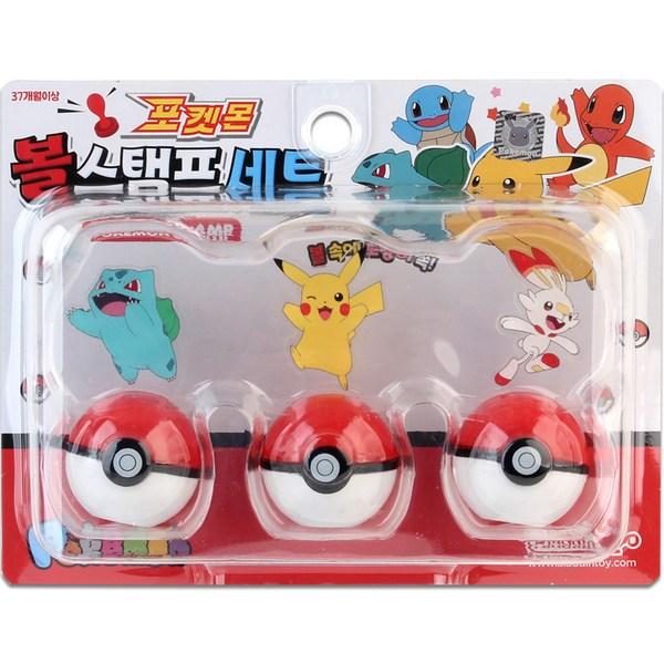 

Набор штампов Pokemon Ball, 3 шт., случайная доставка, 1 комплект популярных корейских игрушек