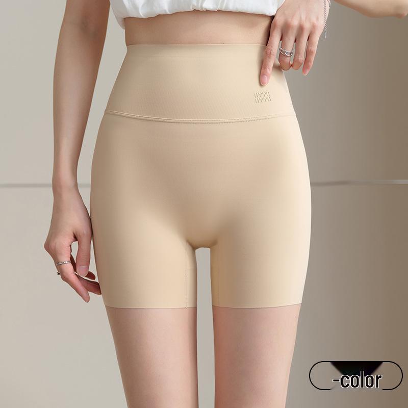 Women's Plus Size High Waist Shark Skin Cycling Shorts with Tummy Control and Built-in Underwear