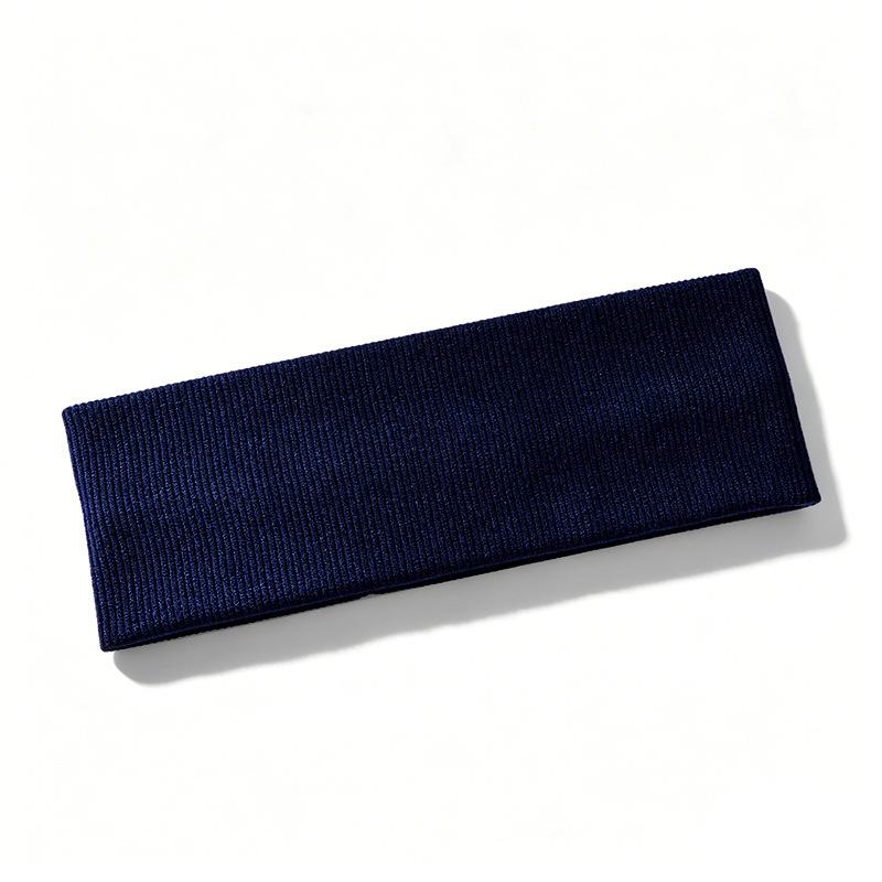 Wide-edged elastic hair band, women's face wash, makeup versatile headband, ribbed sports knitted headgear, headband.