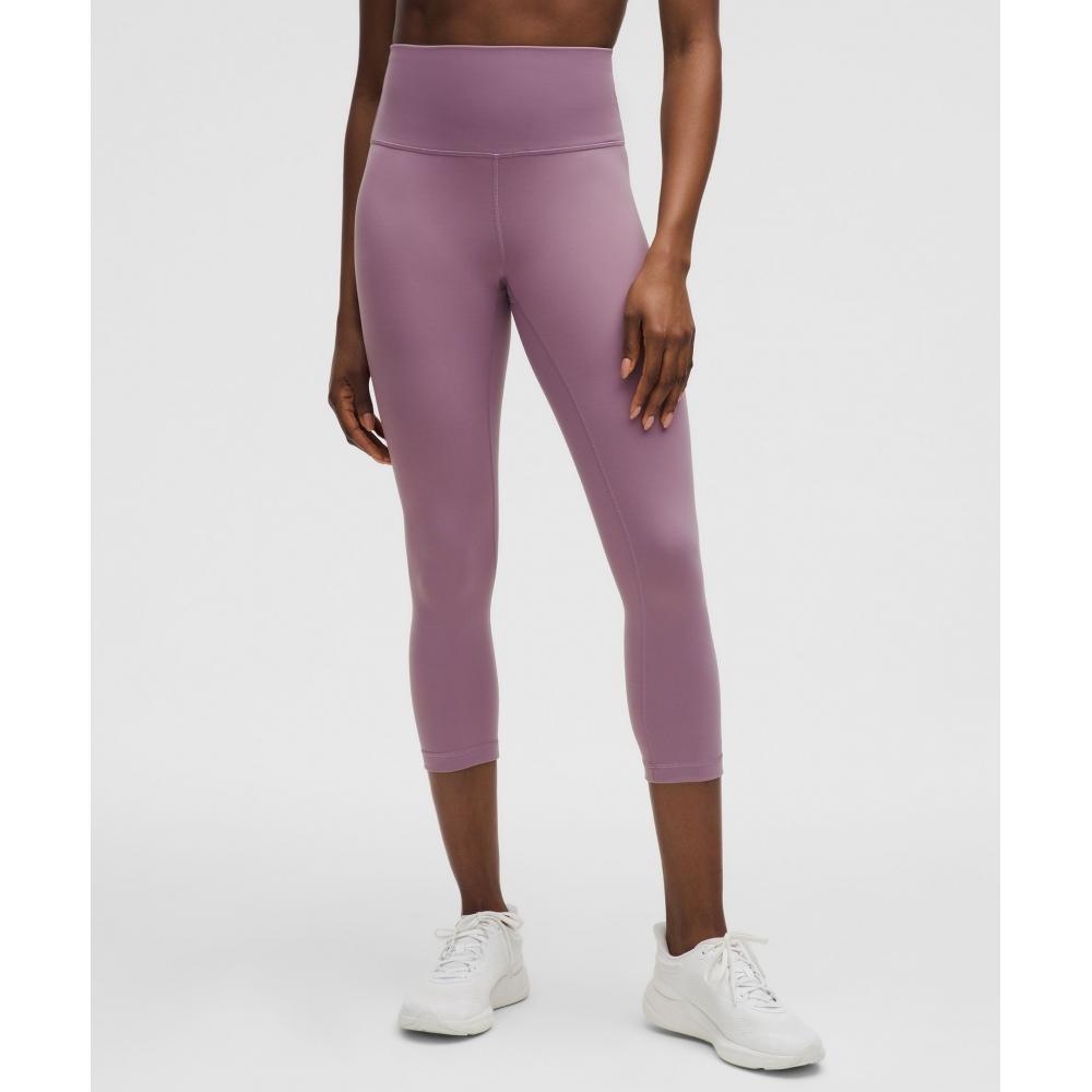 

Lululemon Wunder Train High Rise Crop 21 Lavender Lux 2