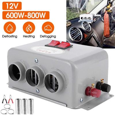 12V/24V Auto-Heizlüfter Trockner 800W Hohe Leistung Schnelle Heizung Windschutzscheibenentfroster für LKW Fahrzeugzubehör K2A9