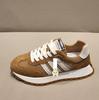 Spring new thick-soled low-top shoes three-bar mesh breathable casual shoes trendy zmd