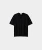 Jeilium Revo Summer Essential Henley Neck Half Knit Black (Dry Touch)