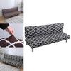 Premium Stretch Geometry Sofa Bed Cover Designed For Full Folding Armless Couches