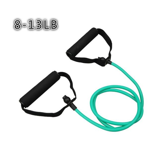 Resistance Bands with Handles Yoga Pull Rope Elastic Fitness Exercise Tube Band for Home Workouts Strength Training
