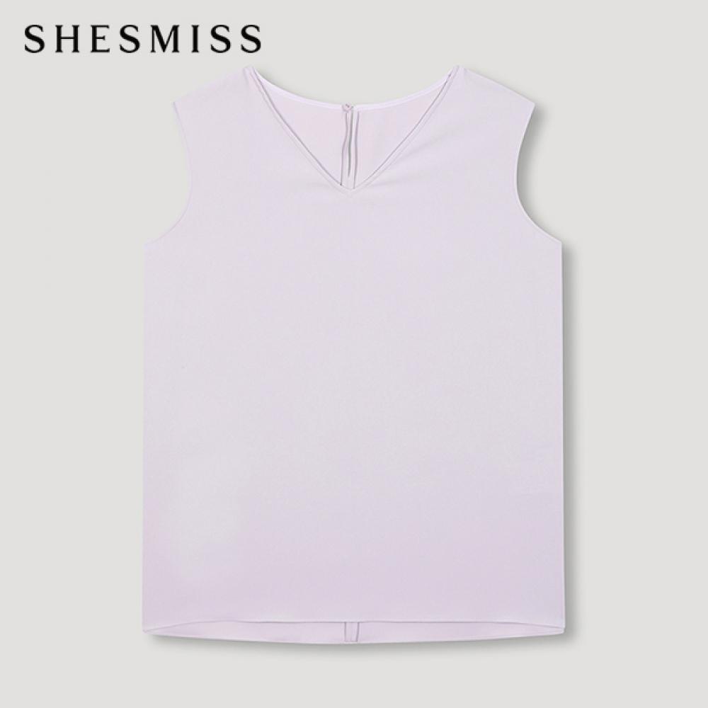 

She S miSS V Neck SleeVeleSS blouSe Swwbln22020 lV light violet/55