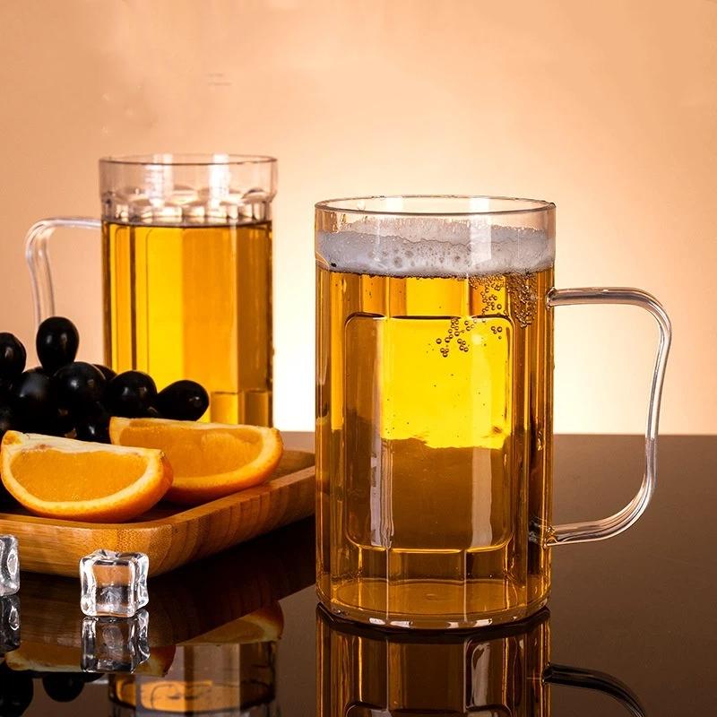 Acrylic Household Drinking Mugs with Handle Suitable for Milk Coffee and Juice