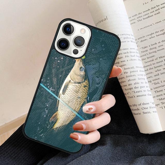 Carp Fishing Phone Case Cover For iPhone 17 Air 16 15 14 Plus 11 12 13 Pro Max Coque Shell Fundas