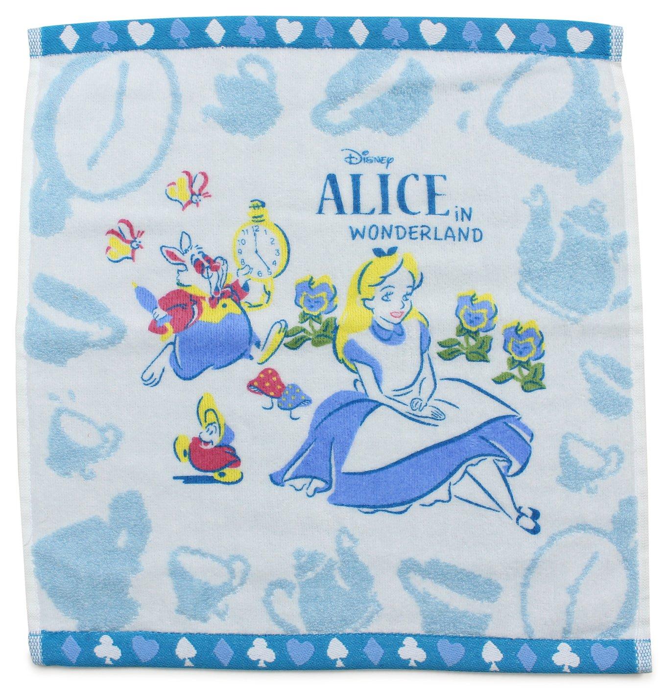 Marushin Ручной Дисней Алиса в 34 x 36 4992272813838 Полотенце, Страна чудес, Прибл.. см, Алиса,