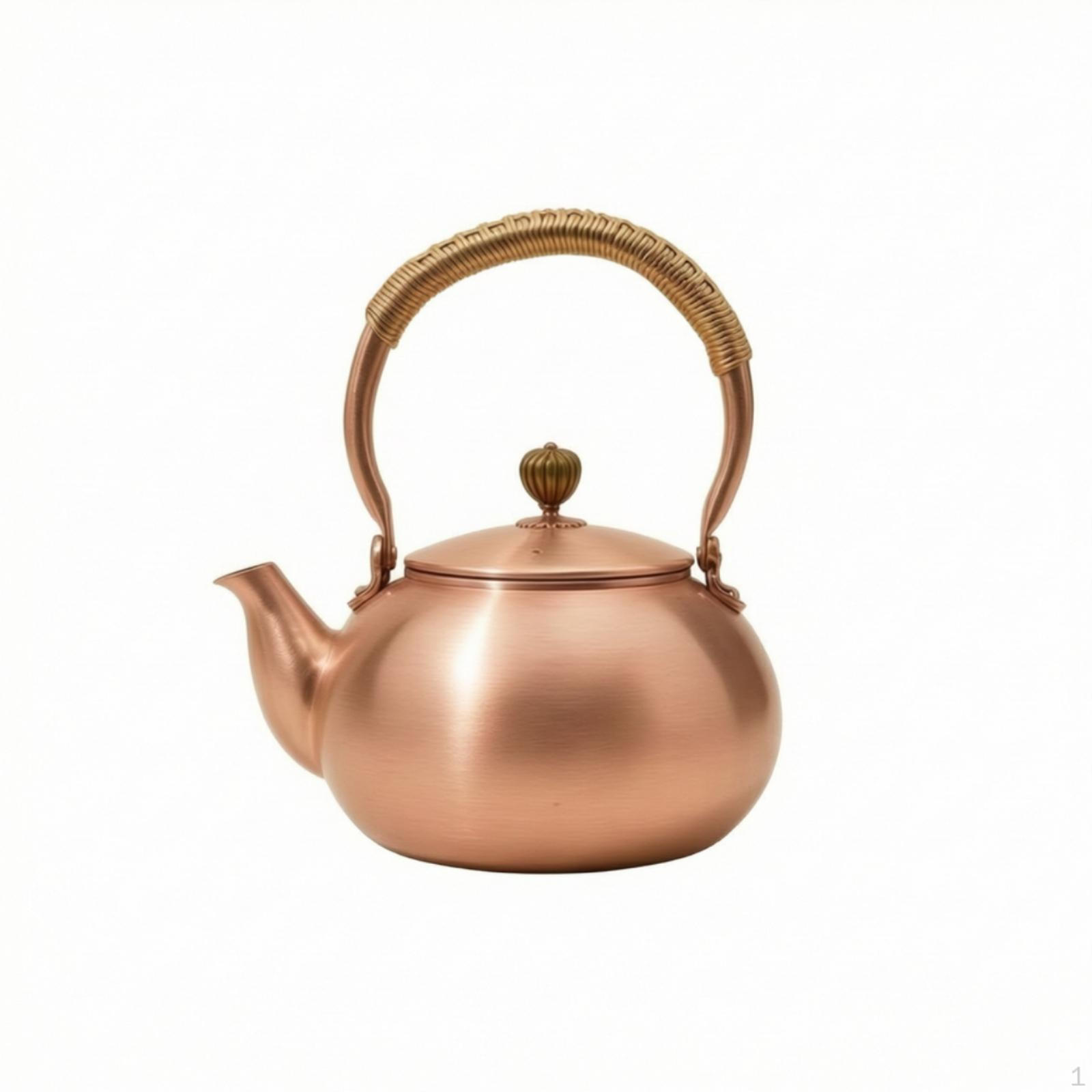Copper Teapot Hammered Tea Kettle Traditional