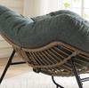 Rocking Chair, Chenille Upholstered Accent Chair, Modern Rocking Chair for Children's Room for Living Room, Bedroom, Apartment
