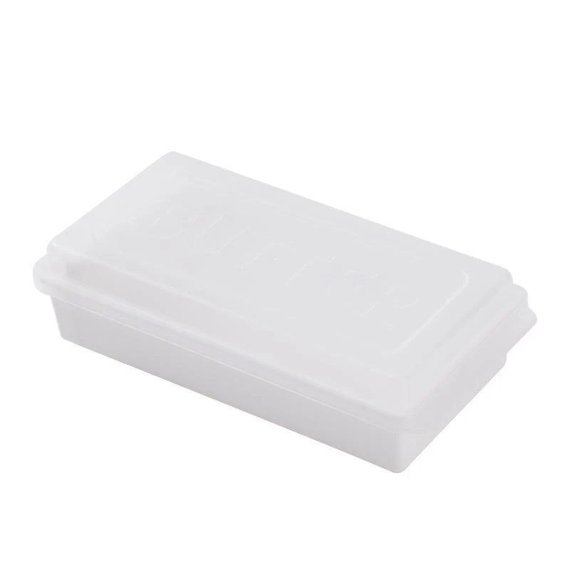 

1Pc Butter Dish with Cover Butter Fresh-keeping Box with Cutter Slicer Countertop Butter Box for Home Cheese Storage Box