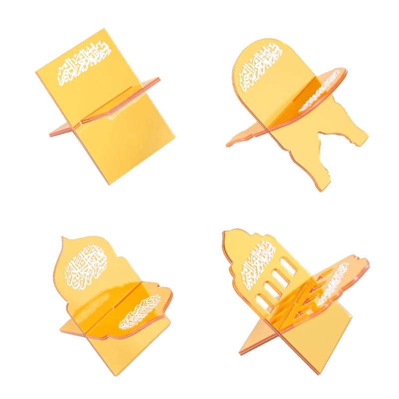 Elegant Acrylic Rack Set for Fruit Biscuit Display as Eid Decoration Eid Islamic Gift for Celebration