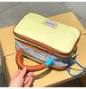 High-End Travel Makeup & Toiletry Bag with Colorblock Design - Large Capacity and Portable