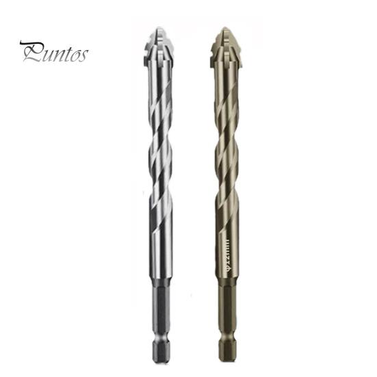 Set de burghie excentrice, zimtate cu patru tăișuri, duritate ridicată, rezistentă la rugină, instalare simplă, set de burghie multifuncționale cu cap oblic