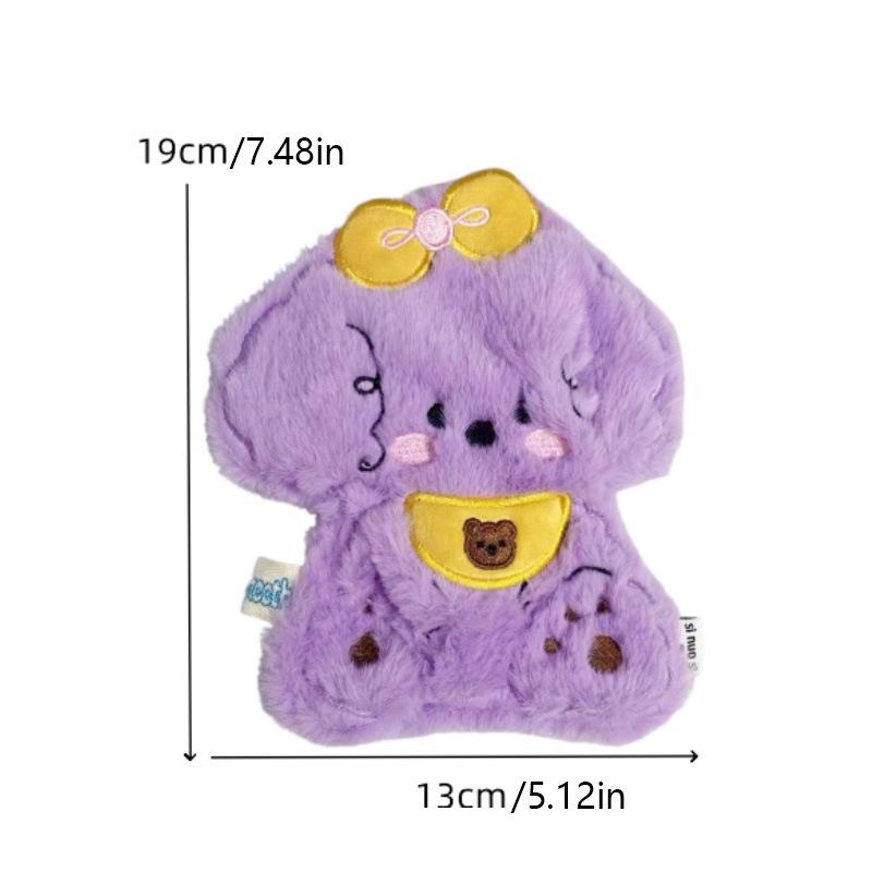 Pet Dog Sound-making Toy with Vibrating Paper, Soft Fur, Cartoonish Design To Relieve Boredom. Corgi, Terrier Puppies, Interactive Toy, Amazing!