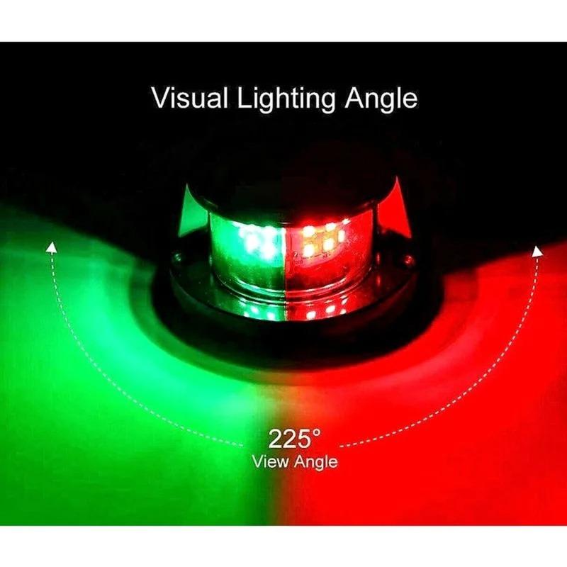 12V Is Used for Yacht Signal Lights and Bow Indicator Lights, Ship Side Signal Lights, Including Red and Green Navigation Lights