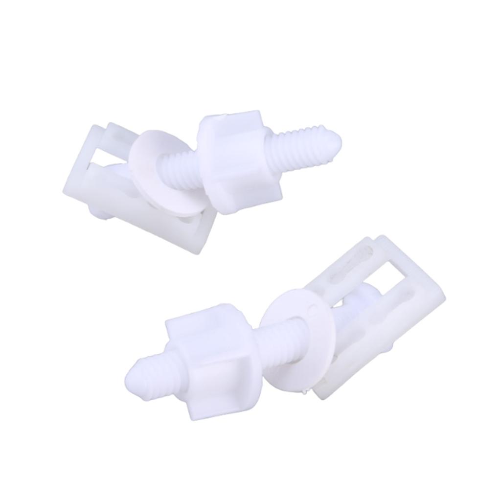 Bathroom Fixture Fasteners Convenient Toilet Cover Screw Bolts Toilet Lid Mounting Set Essential Toilet Installation Set