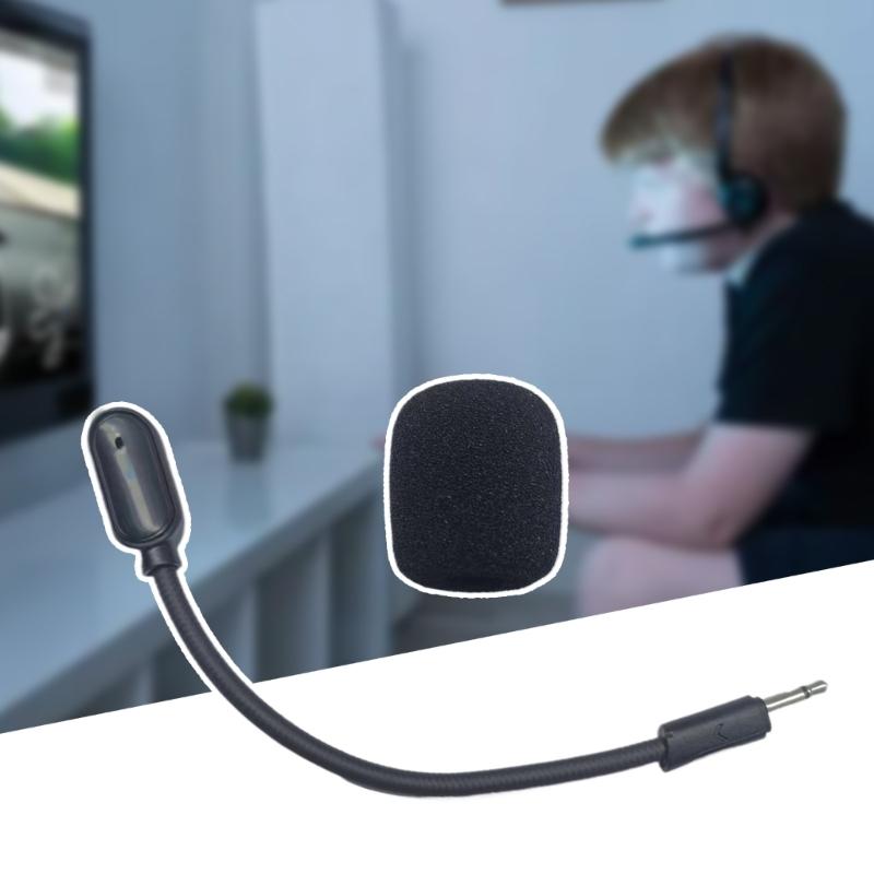 High Clarity Detachable 2.5mm Game Microphone for Clear Communication for 100 Gaming Headsets Mic