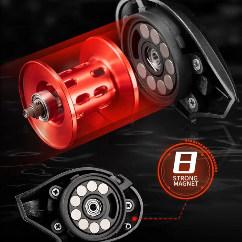 New All Metal Bait Fishing Reel Explosion-proof Line Suitable for Seawater and Freshwater Maximum Resistance 8 Kg Lightweight Surf Fishing Reel