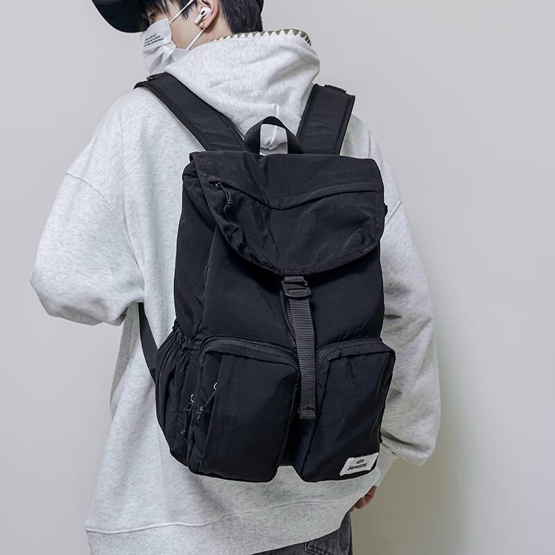 Lishen Large Capacity Casual Backpack 31-40L чёрный