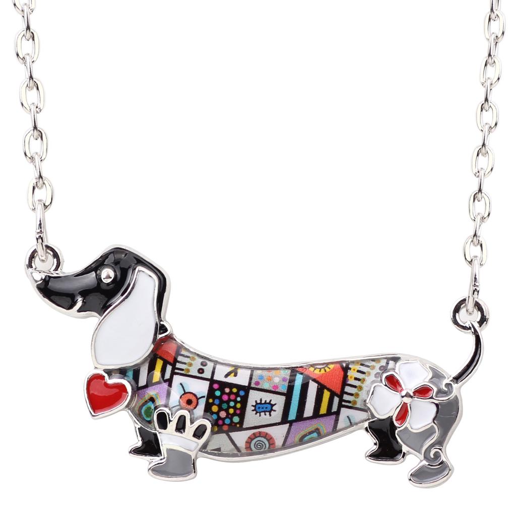 weenie dog necklace