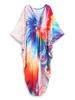 EDOLYNSA Snazzy Oversized ženy Domácí oblečení Plážové oblečení Oblečení Caftan Kaftan Plavky Přikrývky Dům Župan Župan Q1634