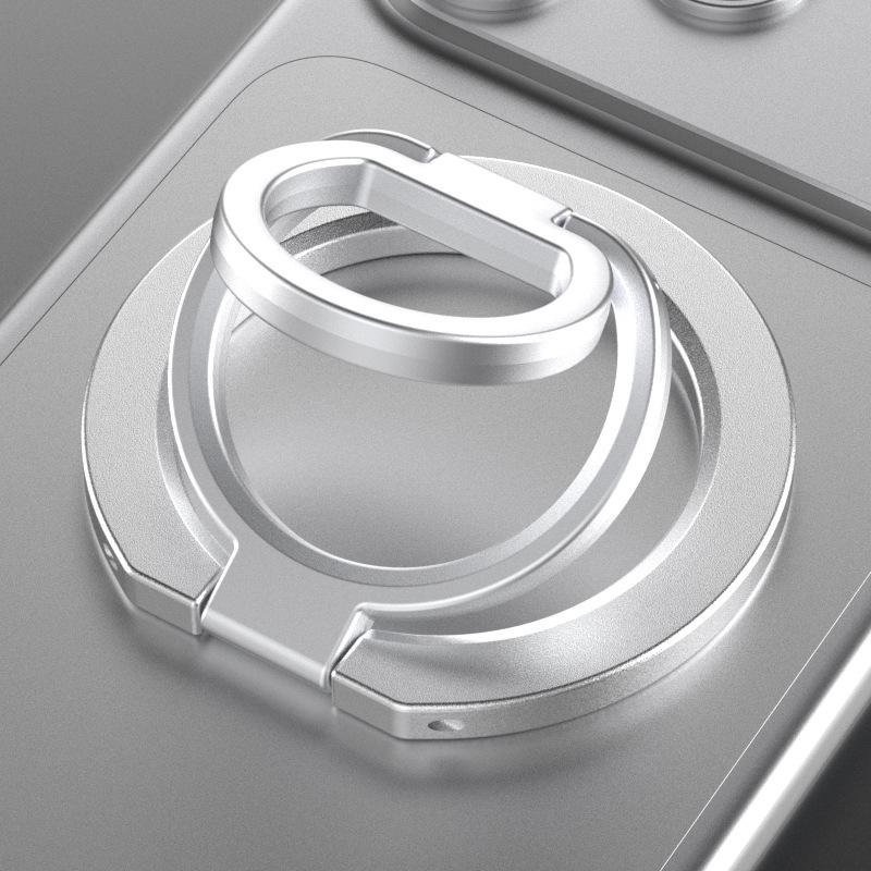 Universal Double-Sided Magnetic Phone Holder Ring for Apple & Android - Multi-functional Desktop Stand
