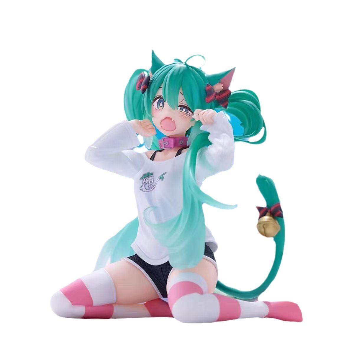

Hatsune Miku Anime Figure Cheerleading squad cheering Hatsune Miku Action Figures Cute And Charming Girls Figurine PVC Collection Model Playthings