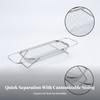 Cat-Litter Filtering Sieve Easy to Clean Mesh Sifter with Wire Legs Reusable