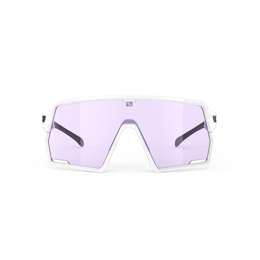 RUDYPROJECT Kelion Weiß Glänzend Impact X 2 Photochrome Laser Violette Linse 144mm Sonnenbrille, Gestell, Linse, SP857569-0000, Breite