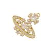 ZHUKOU Christmas Tree Snow Christmas Charms Pearl Christmas Charms for Jewelry Making Handmade Jewelry Accessory VD1394