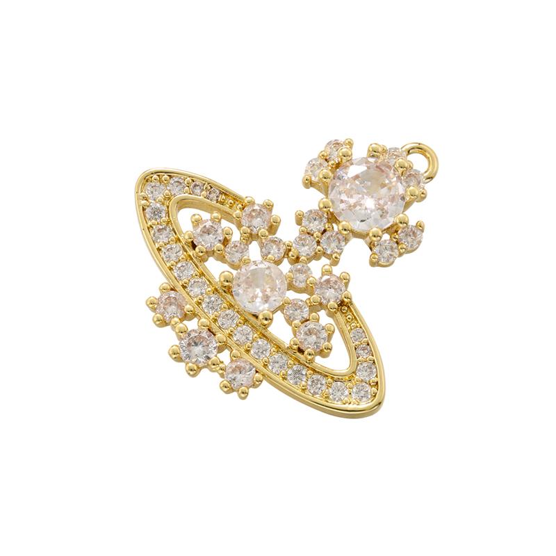 ZHUKOU Christmas Tree Snow Christmas Charms Pearl Christmas Charms for Jewelry Making Handmade Jewelry Accessory VD1394