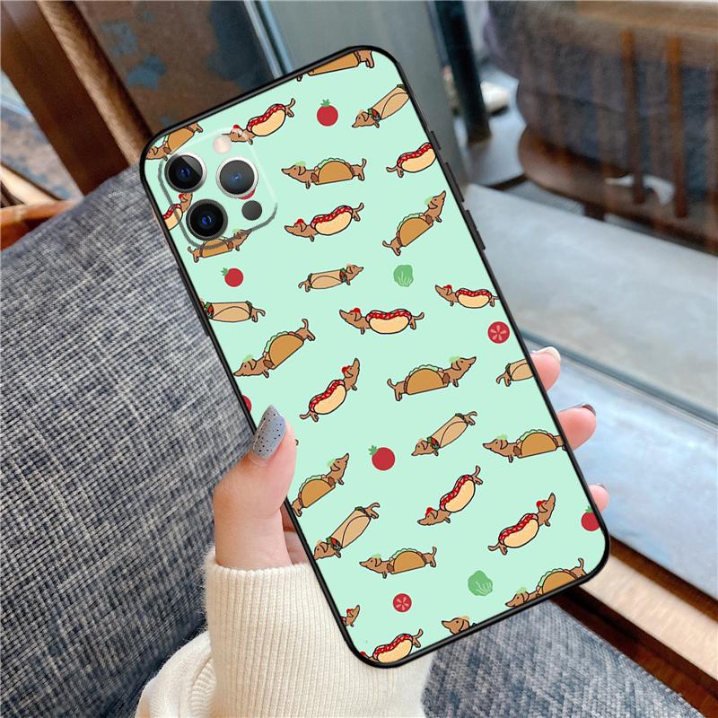 Dachshund Dog Phone Case For iPhone 16 15 13 12 11 14 Pro Max 12 13 mini XR 15 16 Plus 16e Cover Shell
