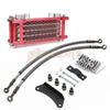 Oil Cooling Motocross Cooler Radiator Oil Cooler Set Monkey Bike For 50 70 90 110 125 140cc Dirt Bike DAX Pocket Bike ATV Motor