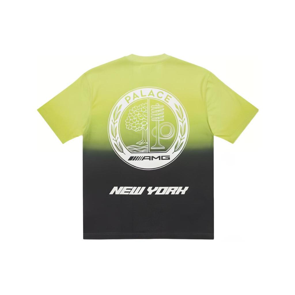 Palace x AMG 2.0 New York T-Shirt Black/Lime Unisex Tops Multi-Color P22AMGTS003