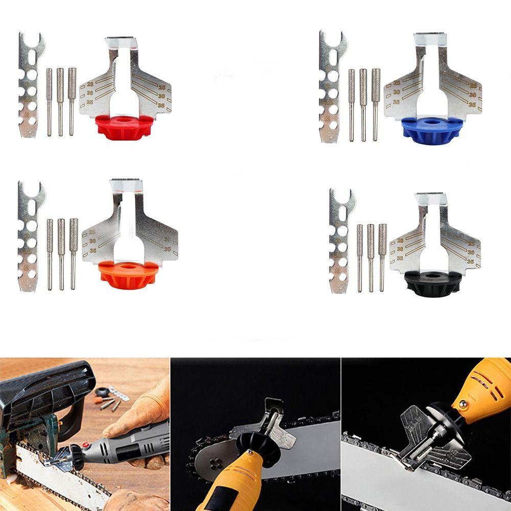 

Saw Serrated Grinding Chain Polishing Accessory Sharpening Saw Chains Tool Kit Grinding Tool чорний