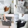 Felt Hanging Organizer For Bedside With Remote And Phone Storage